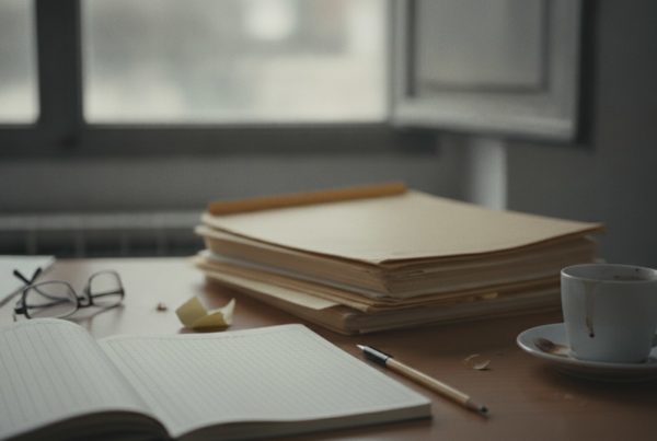 Cuaderno cuadriculado y carpetas sobre una mesa con luz de octubre: el presupuesto energético 2027 se decide en estas semanas